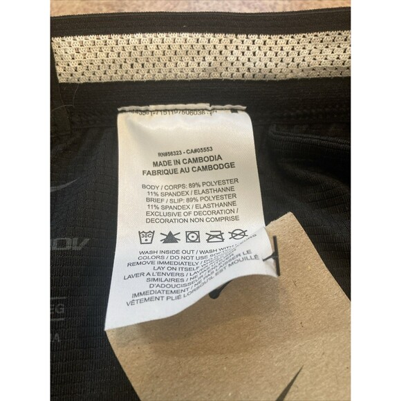 Nike AeroSwift 1/2 Length Running Tights Men Size 2XL-TALL Black DA1429-010 New - Picture 4 of 9